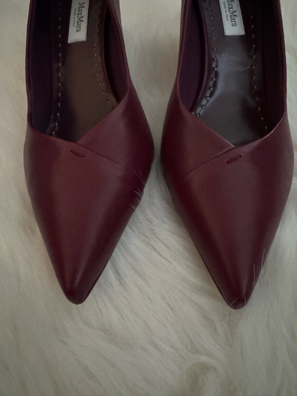 🆕 MaxMara Phyllis Heels - Bouganville (burgundy)- 38 - Picture 8 of 15